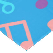 Muzieknoten patroon tafelkleed (Gekanteld)