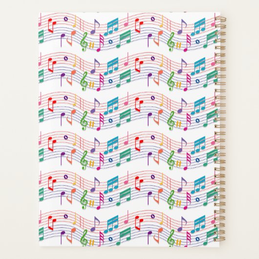 Muzieknoten Planner (Achterkant)