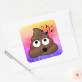 Muzieknoten Pop Emoji Tie Dye Stickers (Envelop)