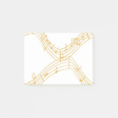 Muzieknoten Post-it® Notes (Voorkant)