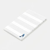 Muzieknoten Post-it® Notes (Schuin)