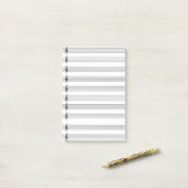 Muzieknoten Post-it® Notes (Op bureau)