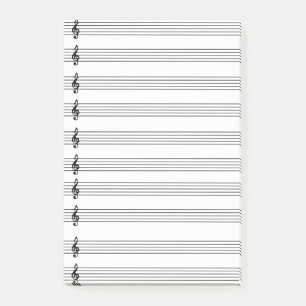 Muzieknoten Post-it® Notes