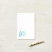 Muzieknoten Post-it® Notes (Op bureau)