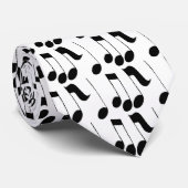 Muzieknoten Stropdas (Opgerold)