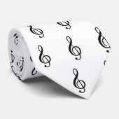 Muzieknoten Stropdas (Opgerold)