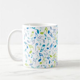 Muzieknoten Stropdas Koffiemok