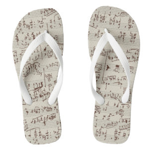 Muzieknoten Teenslippers