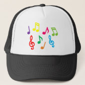 Muzieknoten Trucker Pet (Voorkant)