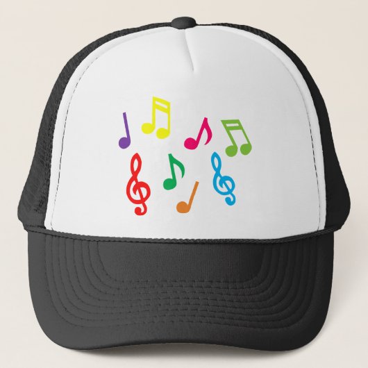 Muzieknoten Trucker Pet (Voorkant)