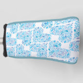 Muzieknoten Verticale strepen Golfheadcover (Voorkant)