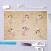 Muzieknoten voor Engelsen Tissuepapier (Craft)