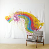 Muzieknoten Wandkleed (In Situ (horizontaal))