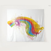 Muzieknoten Wandkleed (Voorkant (horizontaal))