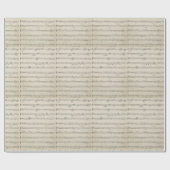 muzieknotitie cadeaupapier (Vlak)