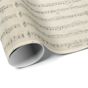  muzieknotitie cadeaupapier