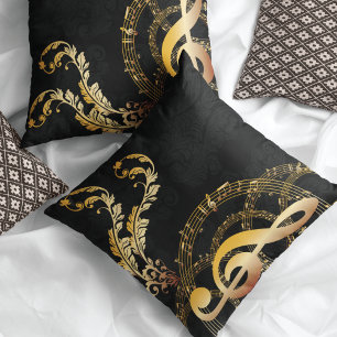Muzieknotitie - Koninklijk ontwerp Kussen
