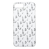 muzieknotitie Pattern Music Theme Treble Clef Case-Mate iPhone Case (Achterkant)