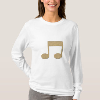 Muzieknotitie t-shirt