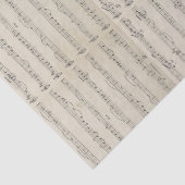 muzieknotitie tissuepapier (Detail)