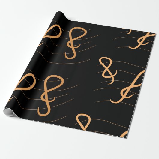 Muzieknotitie Verpakkingspapier Cadeaupapier (Uitgerold)