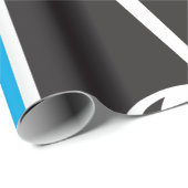 Muzieknotitie vet minimalistisch muzikaal symbool cadeaupapier (Rol Hoek)