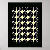 muzieknotitiedecor poster (Voorkant)