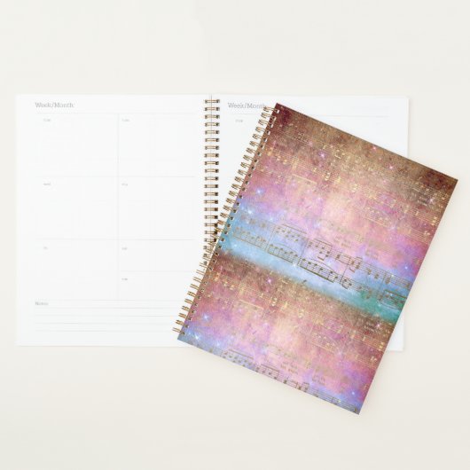 Muzieknotitieplanner Planner (Display)