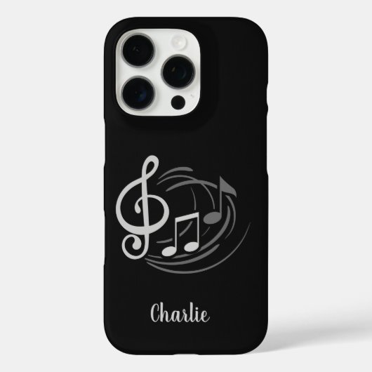 Muzieknotities, aangepaste telefoonnummers Case-Mate iPhone case (Achterkant)