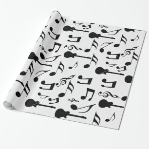 Muzieknotities - Blad muziekontwerp Cadeaupapier