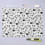 Muzieknotities - Blad muziekontwerp Tissuepapier (Craft)