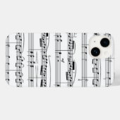 muzieknotities Case-Mate iPhone case (Achterkant (horizontaal))