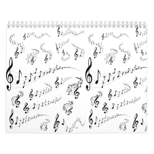 muzieknotities kalender (Hoes)