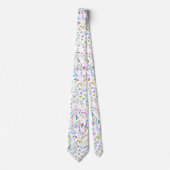 Muzieknotities kleurig stropdas (Voorkant)