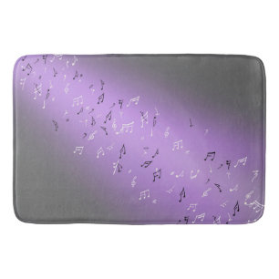 Muzieknotities Paarse gloed Bath Mat