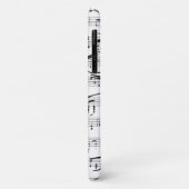 Muzieknotities Piano Sheet Aangepast Case-Mate iPhone Case (Achterkant/links)