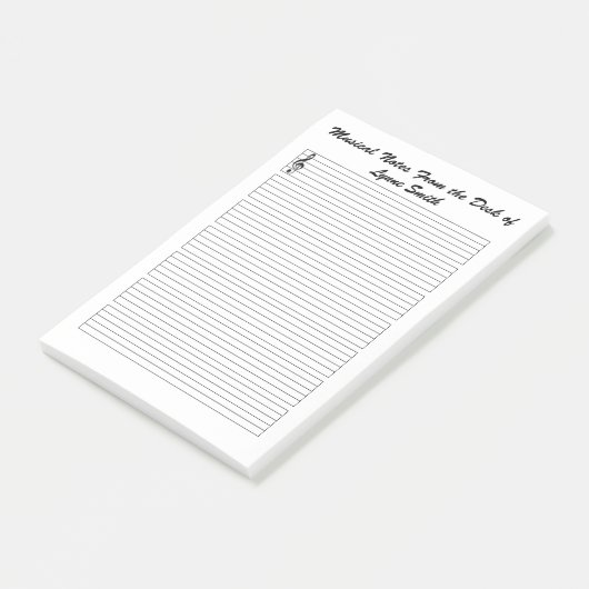 Muzieknotities Post-it® Notes (Schuin)