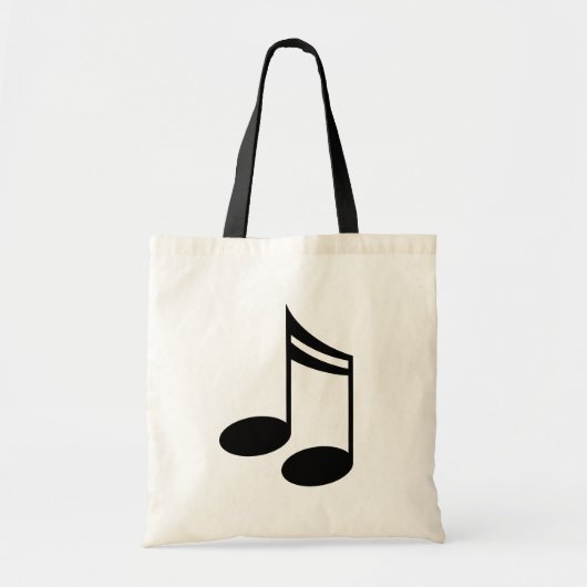 Muzieknotities Tote Bag (Voorkant)