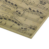 Muzieknotities voor vel | Muzikant Snijplank (Hoek)