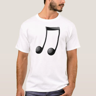 muzieknotitiesymbool t-shirt