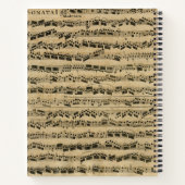  muzieknots notitieboek (Achterkant)