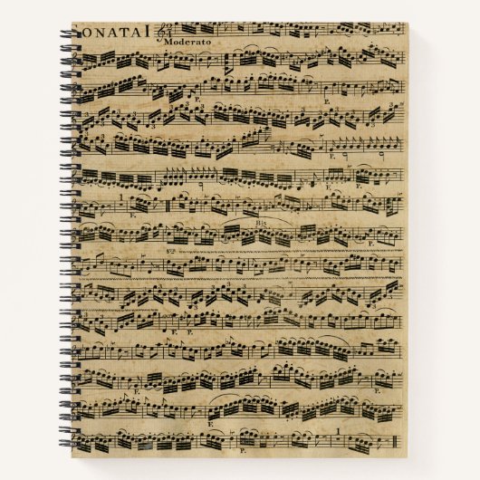  muzieknots notitieboek (Voorkant)