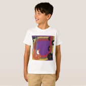 Muziekobjecten retro T-Shirt (Voorkant volledig)