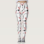 Muziekonderwerp Leggings (Voorkant)