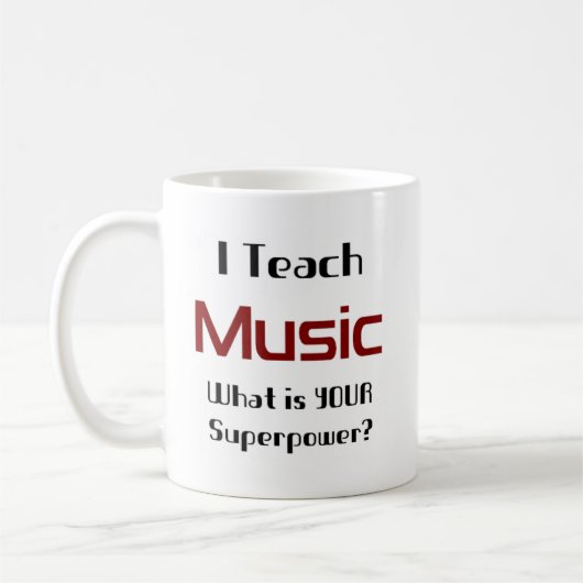 muziekonderwijs koffiemok (Links)