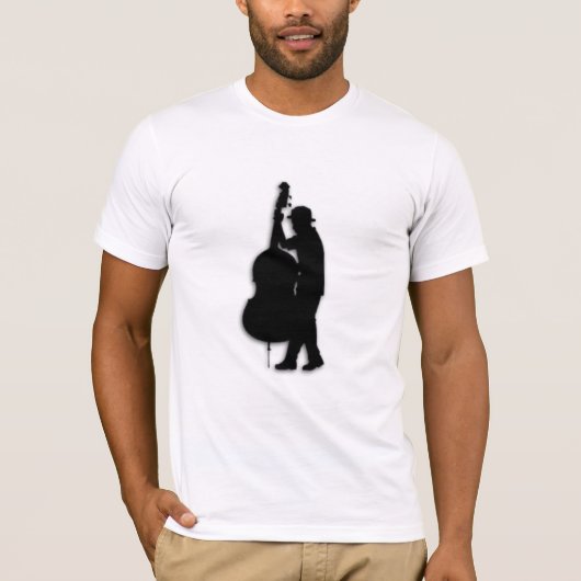 Muziekontwerp voor bass Player T-shirt (Voorkant)