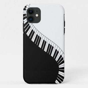 Muziekontwerp voor piano-toetsenbord iPhone 11 hoesje