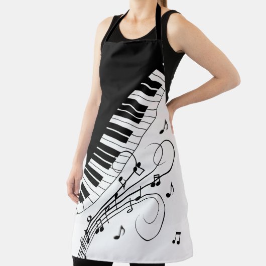 Muziekontwerp voor piano-toetsenbord schort (Insitu)