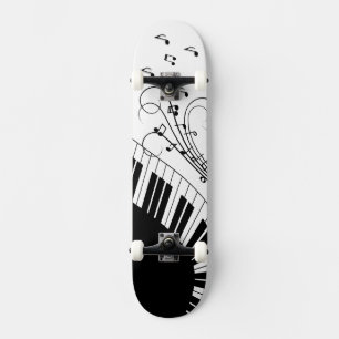 Muziekontwerp voor piano-toetsenbord skateboard