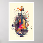 Muziekpartij poster (Voorkant)